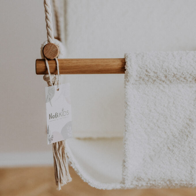 BaBi Baby Swing - Bouclé Snow White