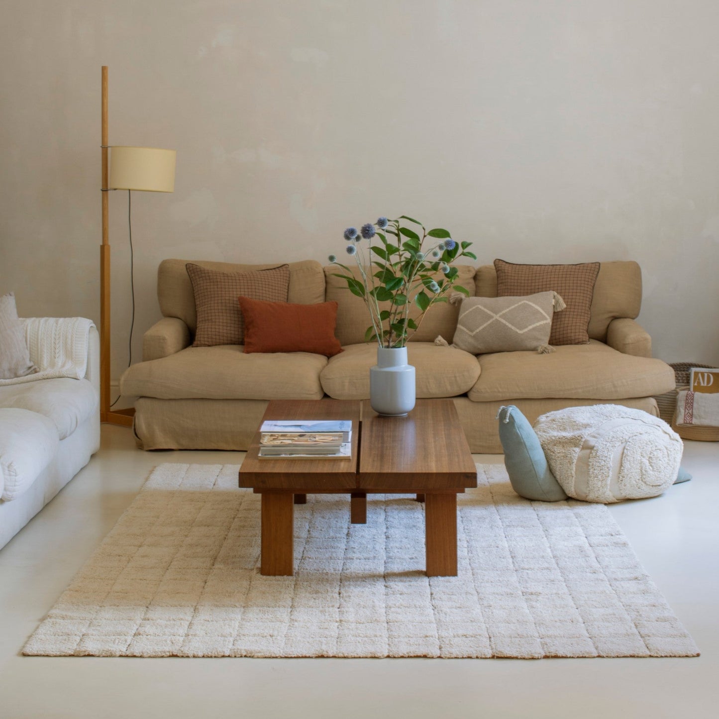 Washable Cotton Rug Mosaic, 120x160 cm