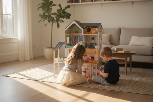 Handmade Wooden Dollhouse Made in Estonia | Eurocrazy™