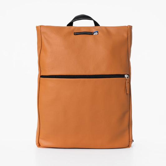 Barbara Leather Backpack - Calvados