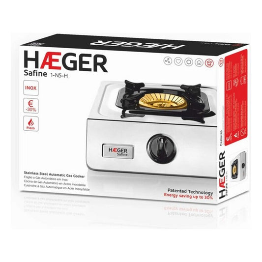 Estufa de gas Haeger Safine Silver Bronze (90 mm)