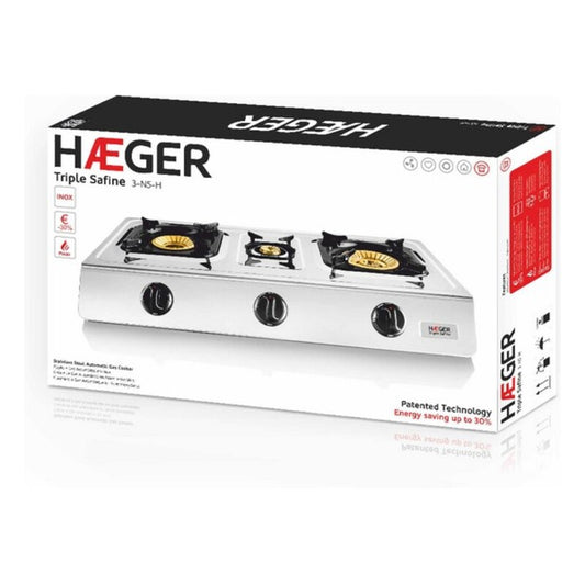 Estufa de gas Haeger Triple Safine (110 mm / 90 mm / 40 mm)