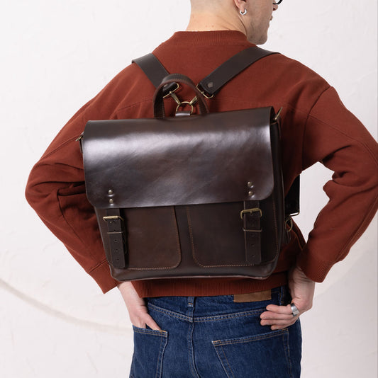 BENJAMIN Backpack - Dark Chocolate