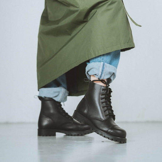 517 aka Aviator Boots - Black