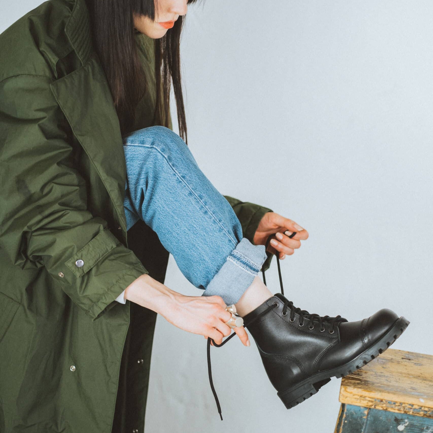 517 aka Aviator Boots - Black