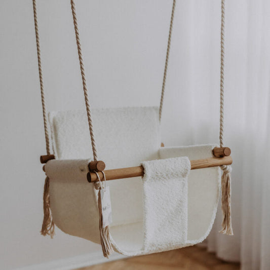 BaBi Baby Swing - Bouclé Snow White
