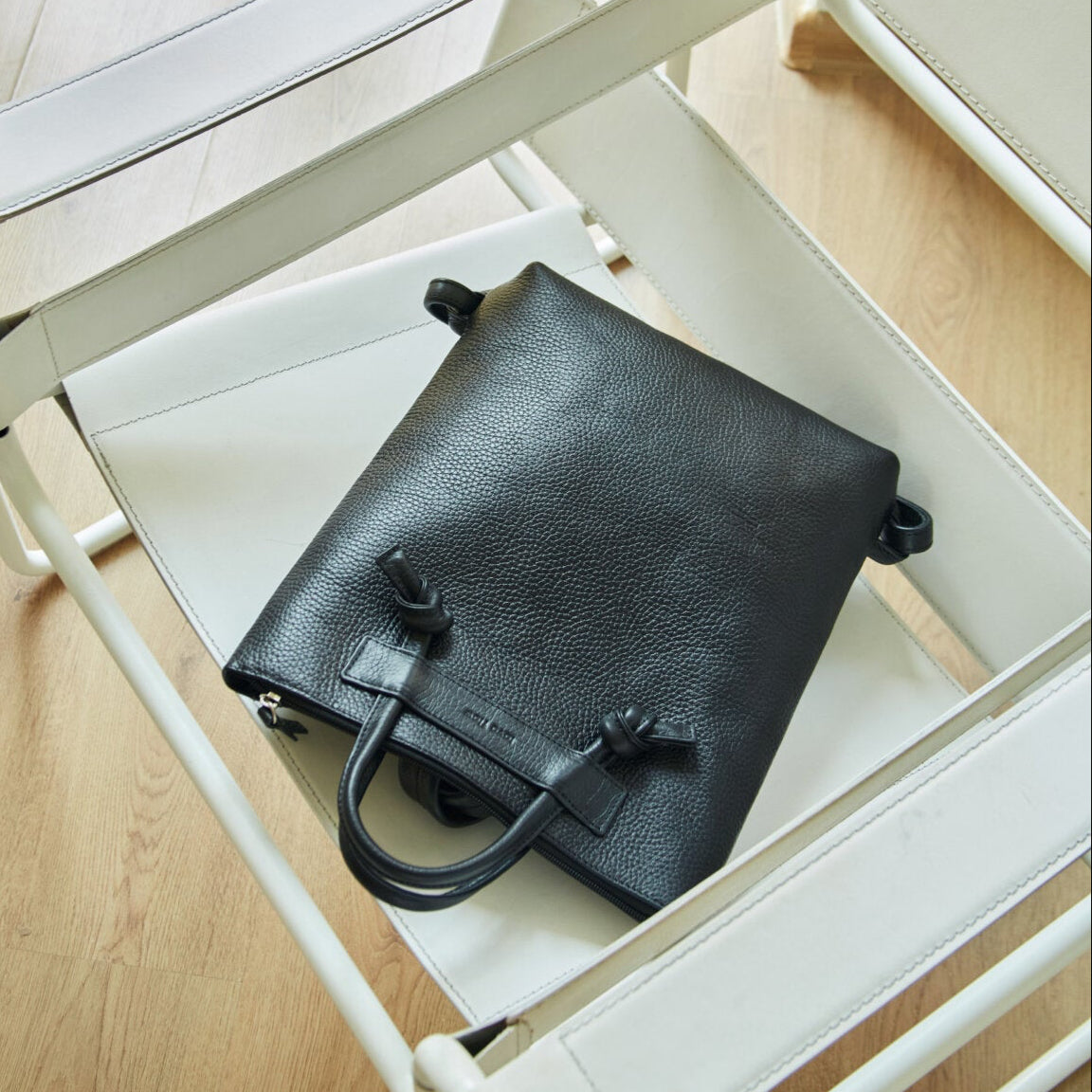 Minimal Leather Backpack ALICE ARM