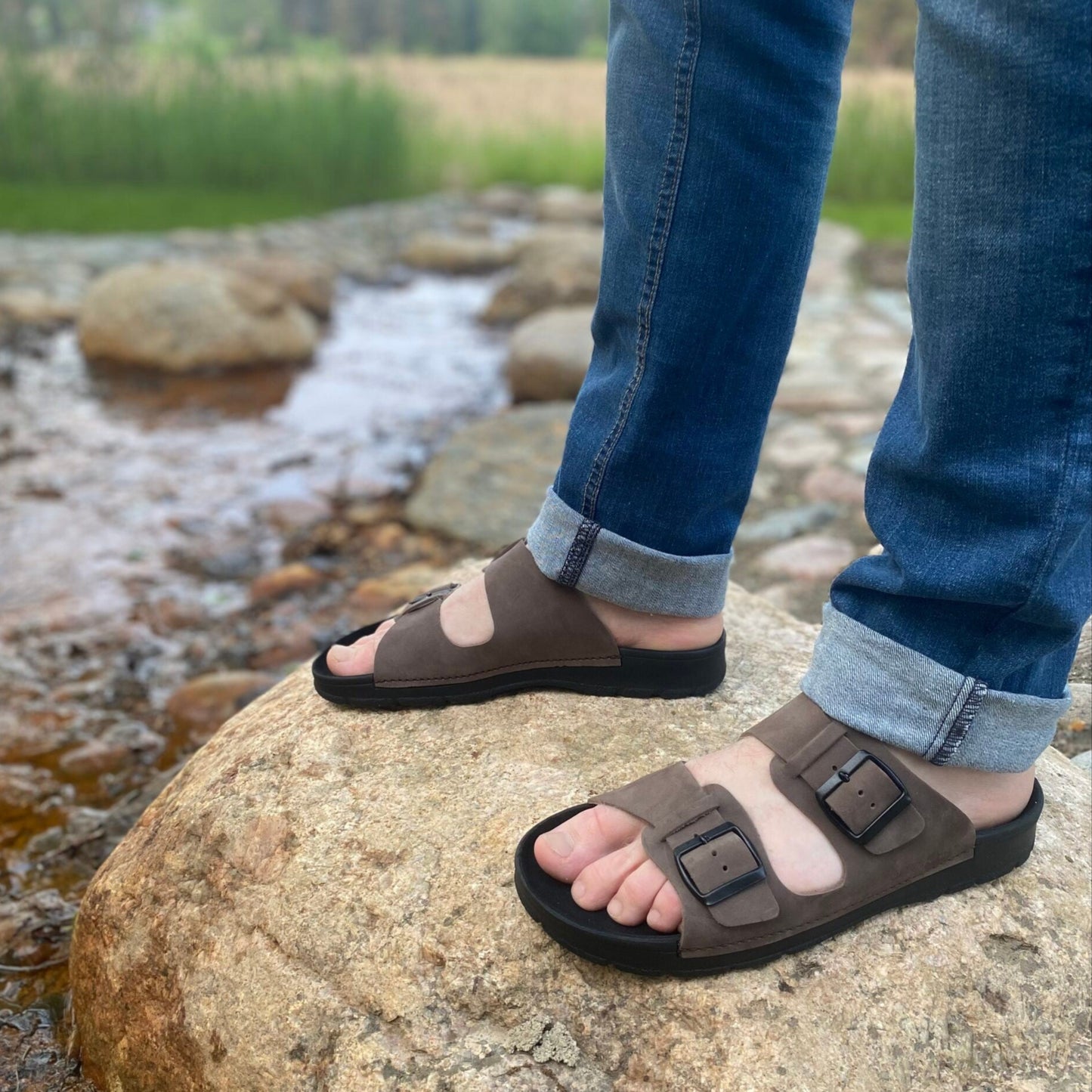 Märt Men's Sandals – Dark Brown