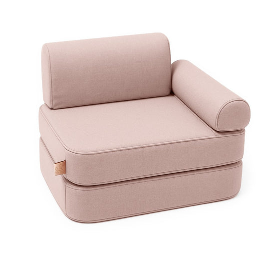 Small Indoor/Outdoor Outzy Pocket Sofa For Children - Rosy Dune Pink