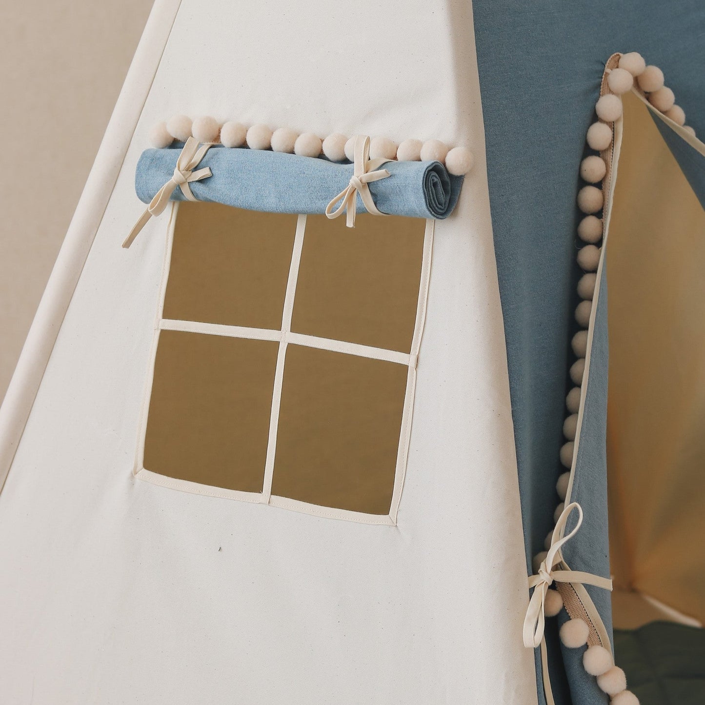 Teepee Tent - Jeans With Pompoms