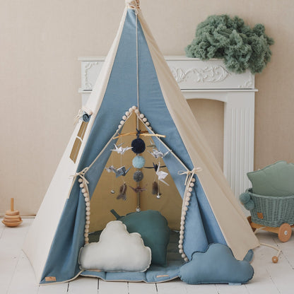 Teepee Tent - Jeans With Pompoms